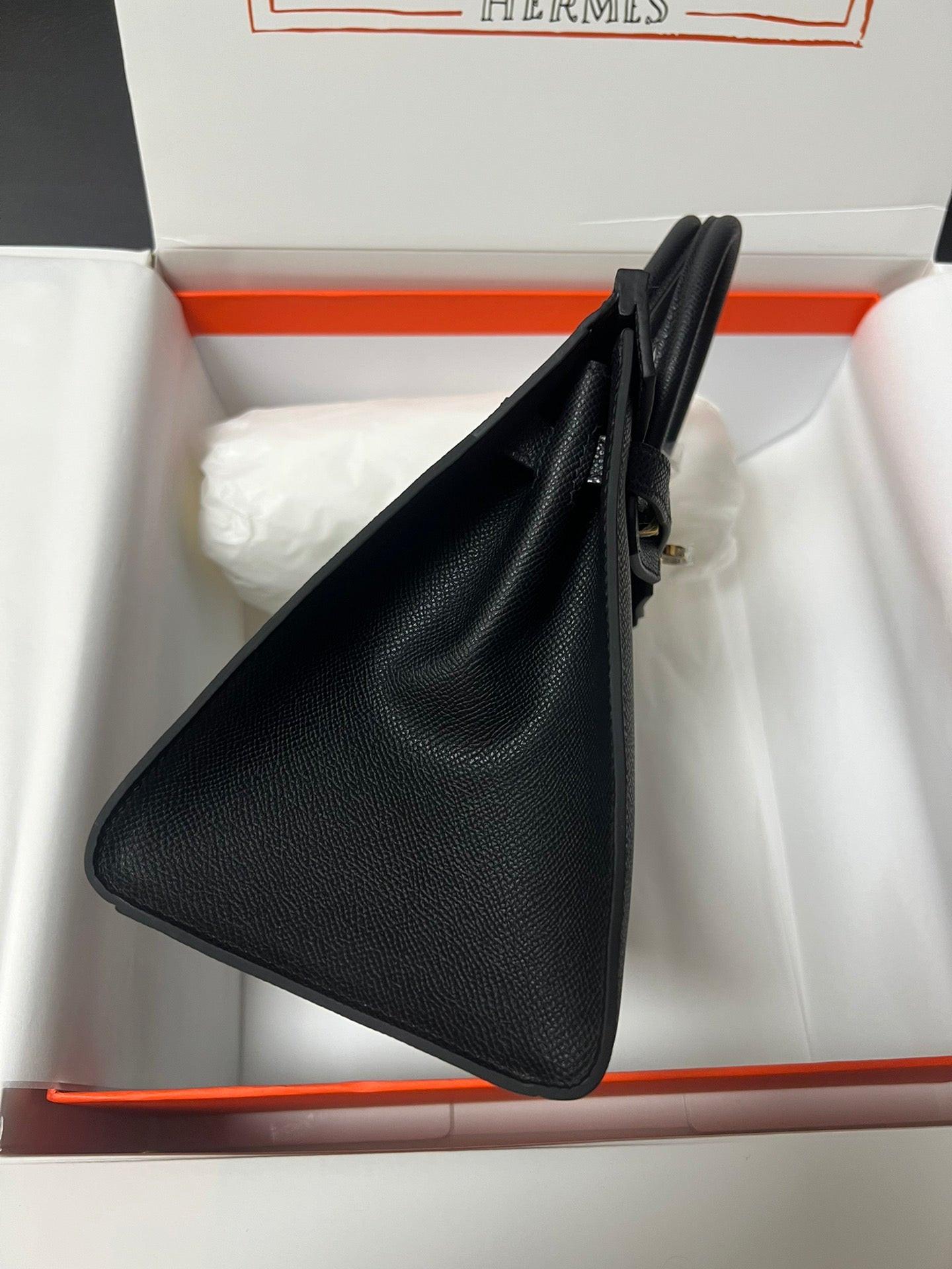 Black Birkin 25.