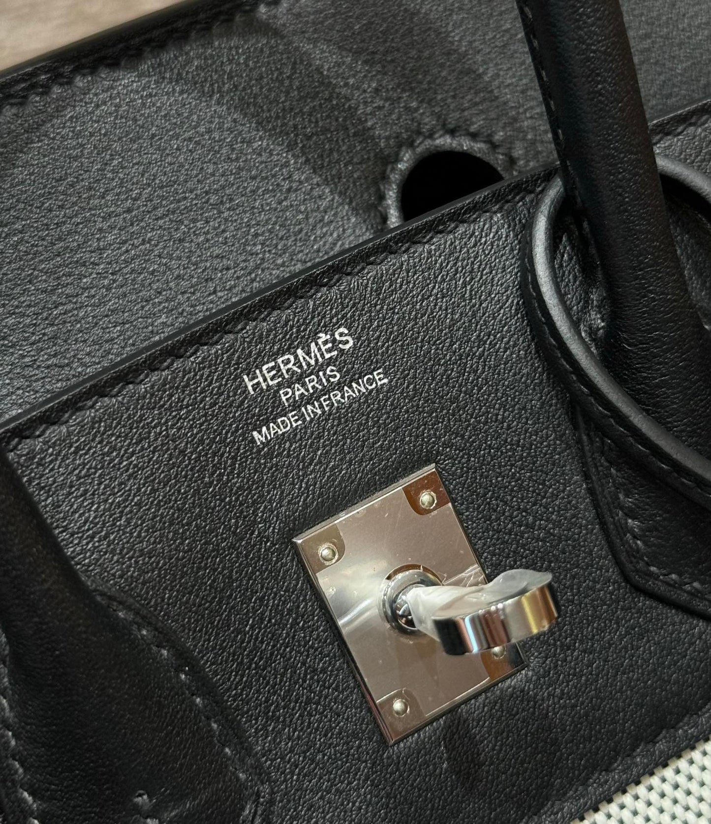 Birkin 25 Canvas Bag.