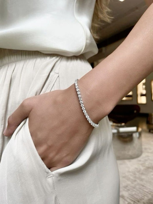 moissanite tennis bracelet