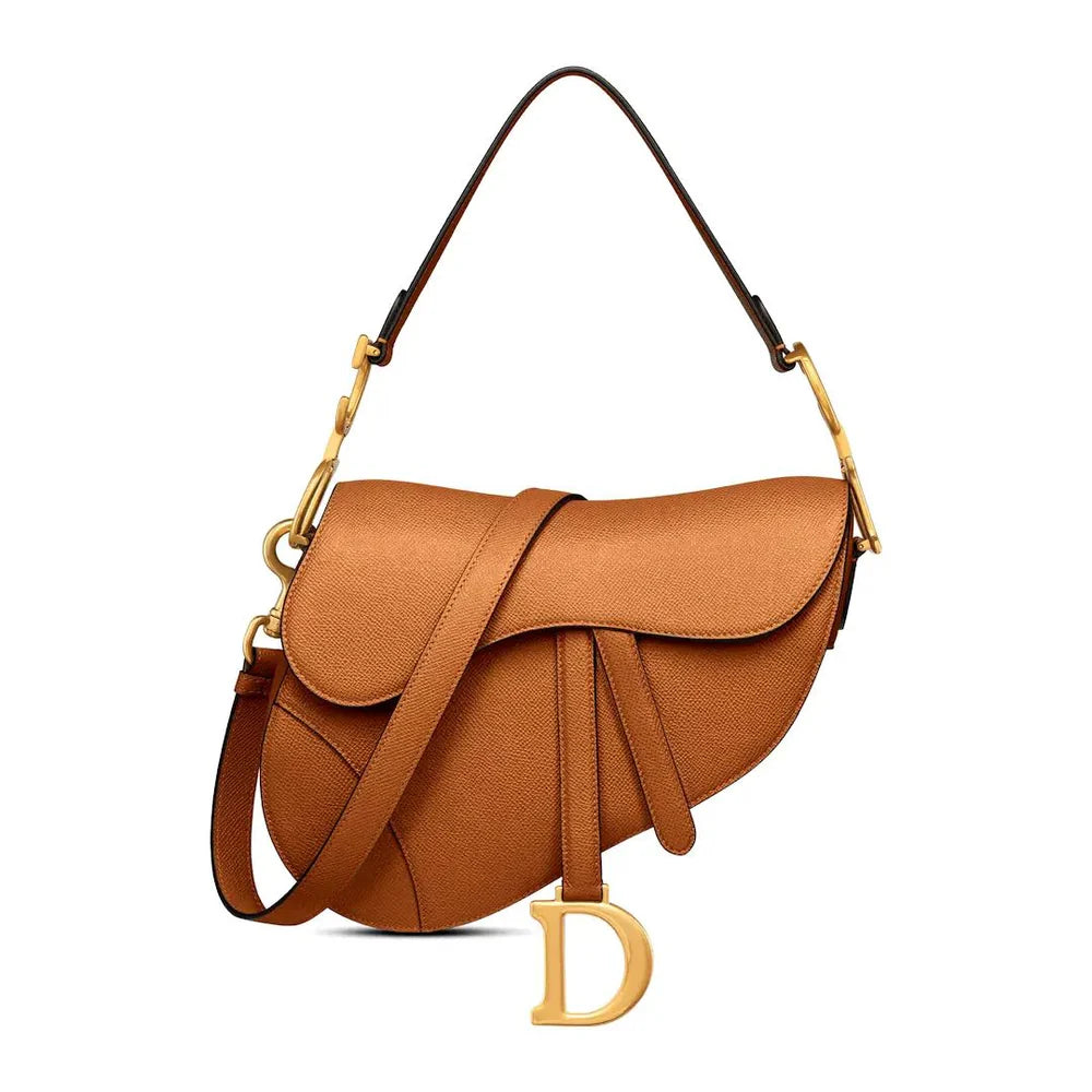  broun Saddle Bag With white background