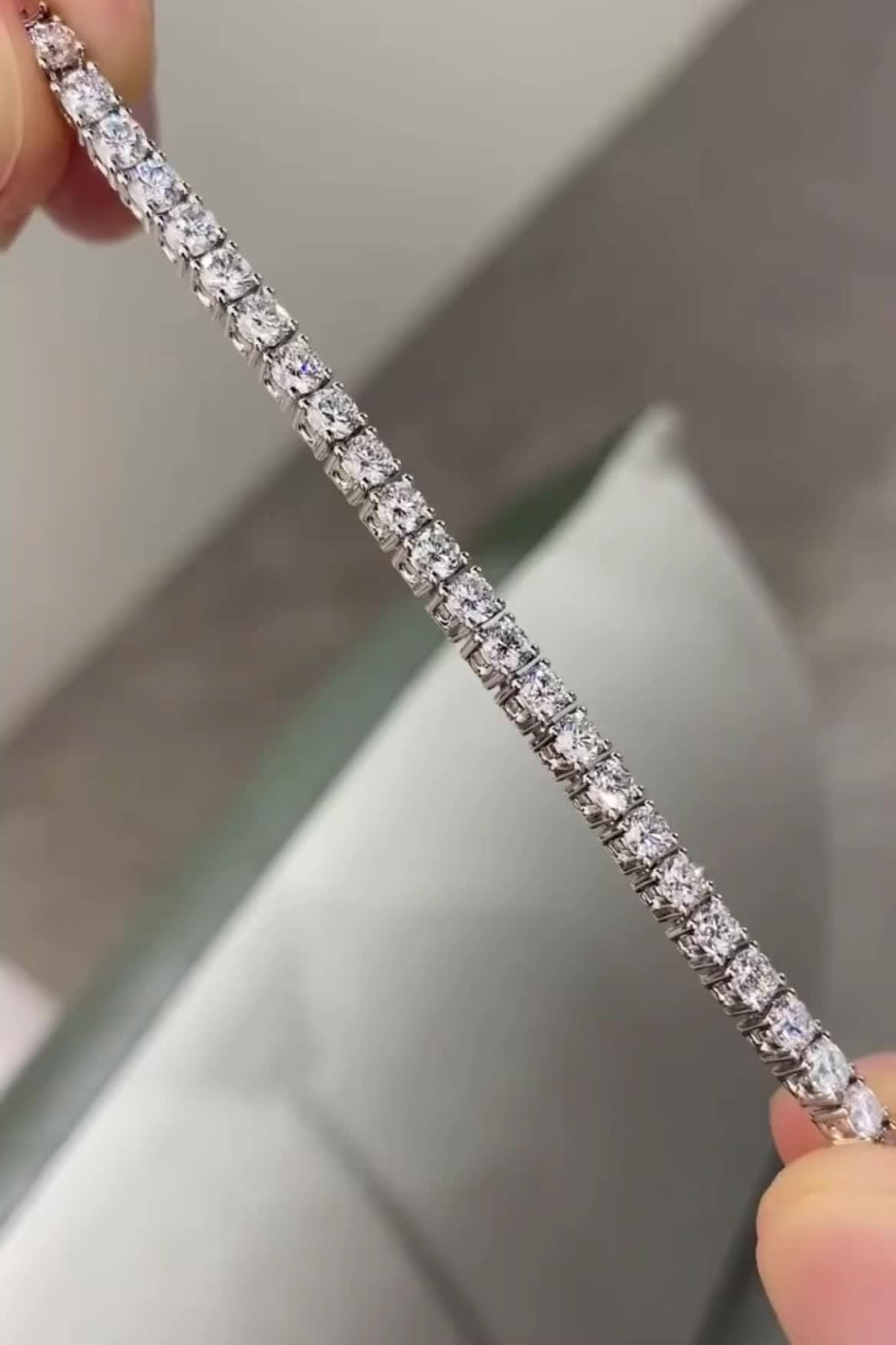 moissanite tennis bracelet