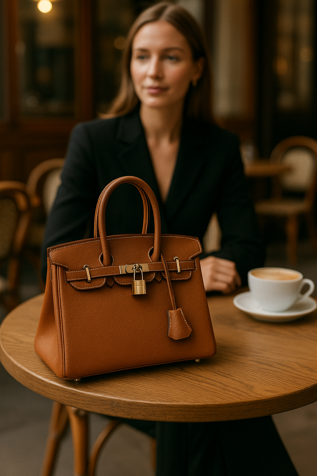 Brown Birkin 25.
