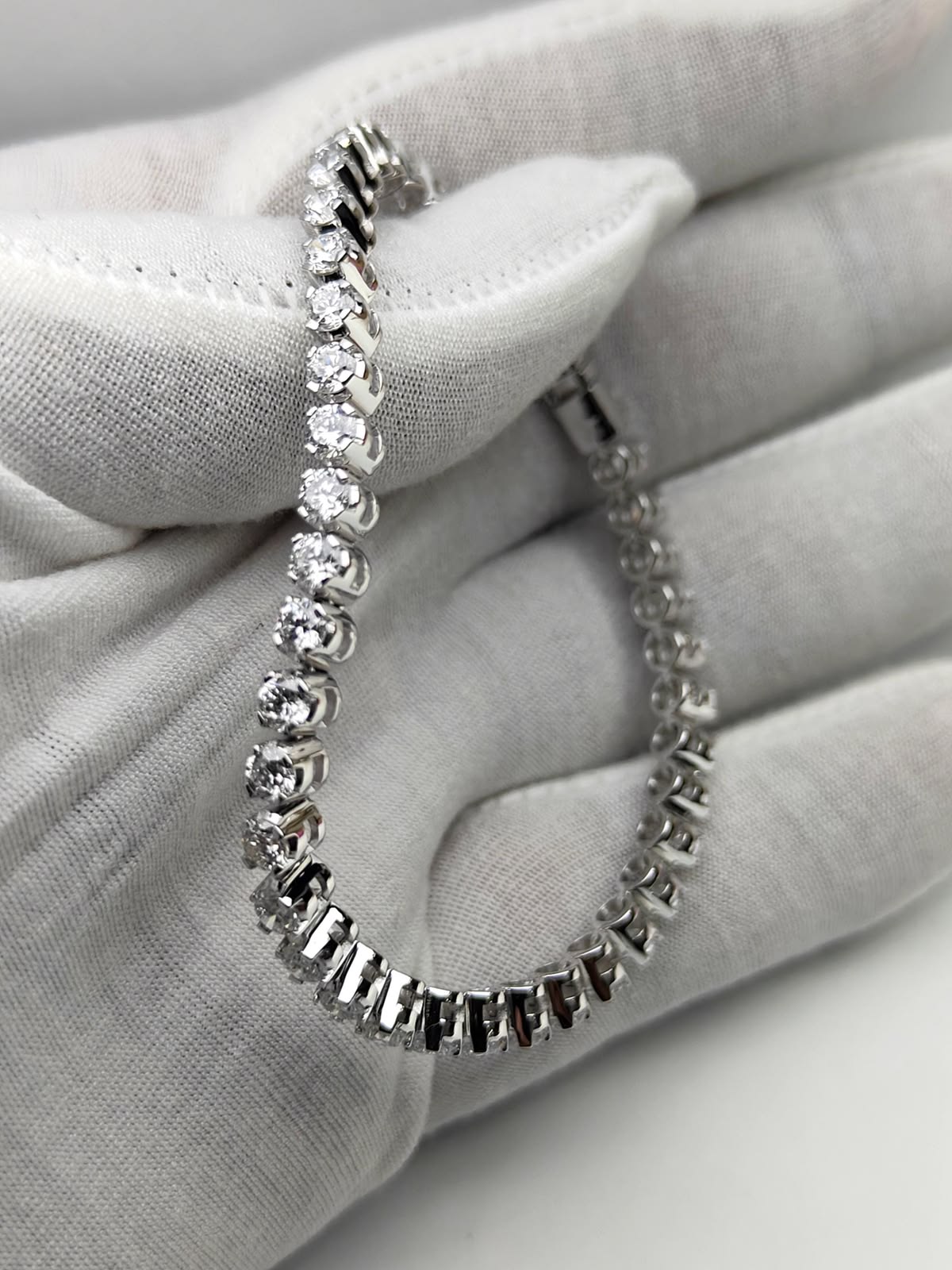 moissanite tennis bracelet
