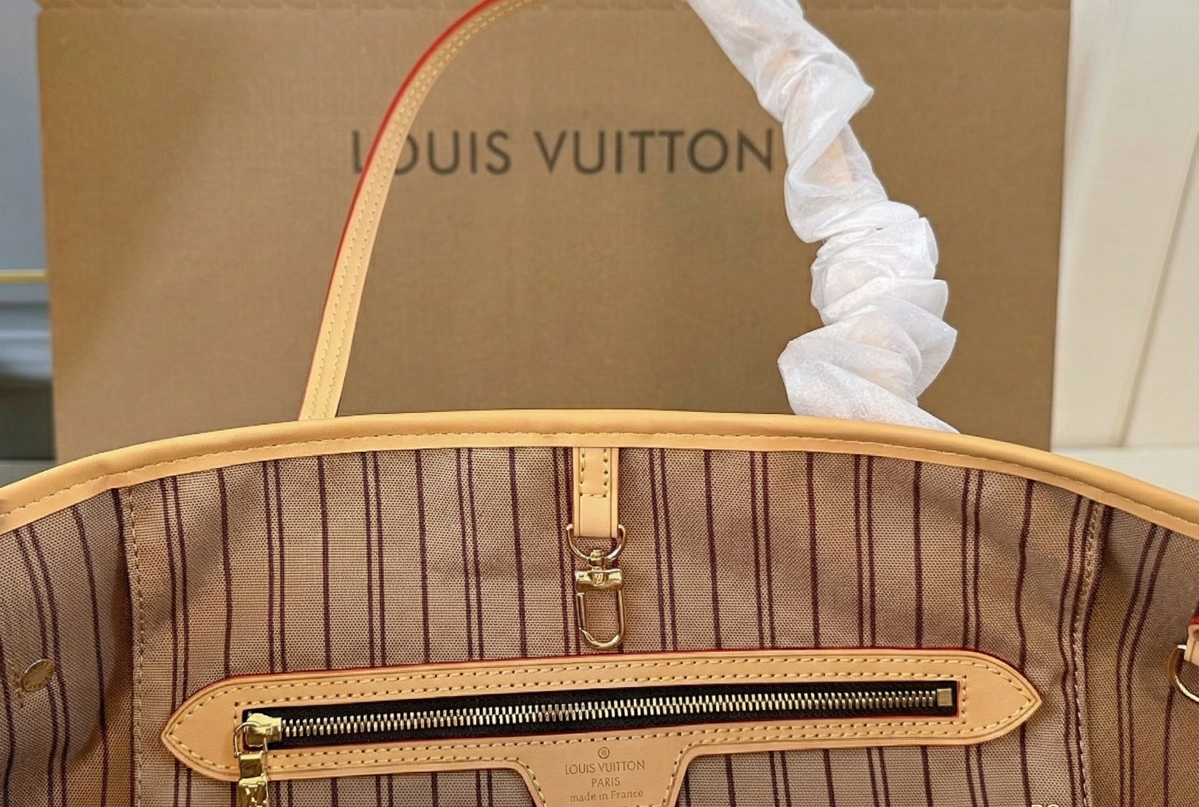 Monogram-Inspired Neverfull-Style