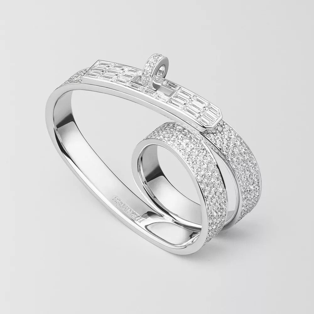 925 Sterling Silver Interlocking Double Loop Ring - High Polished Sculptural Band