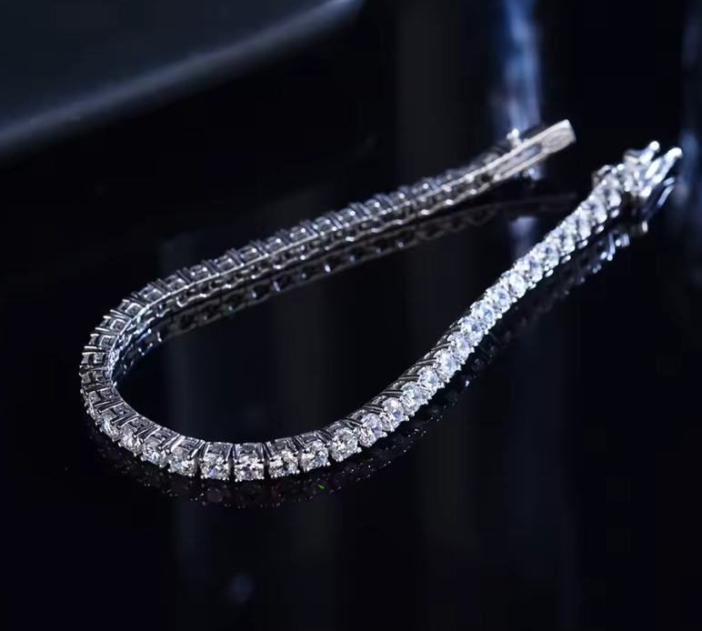 moissanite tennis bracelet