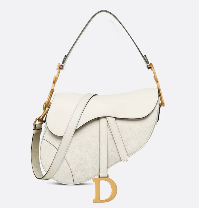  white  Saddle Bag With white background