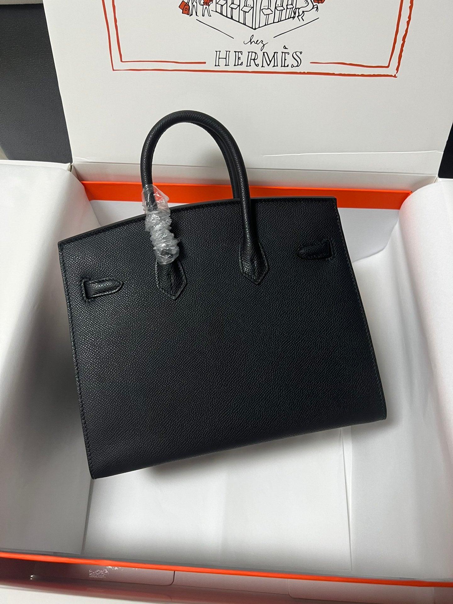 Black Birkin 25.