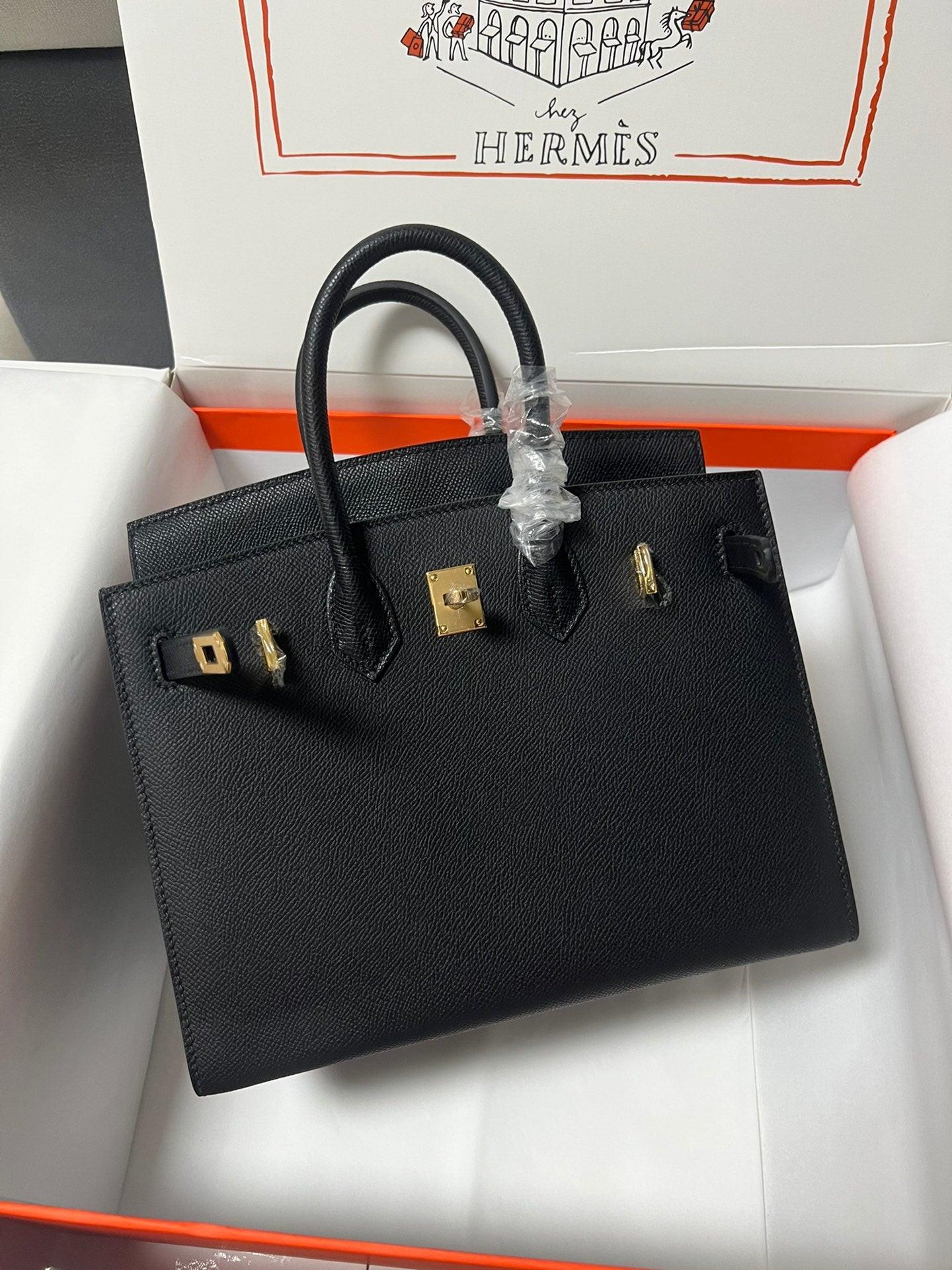 Black Birkin 25.