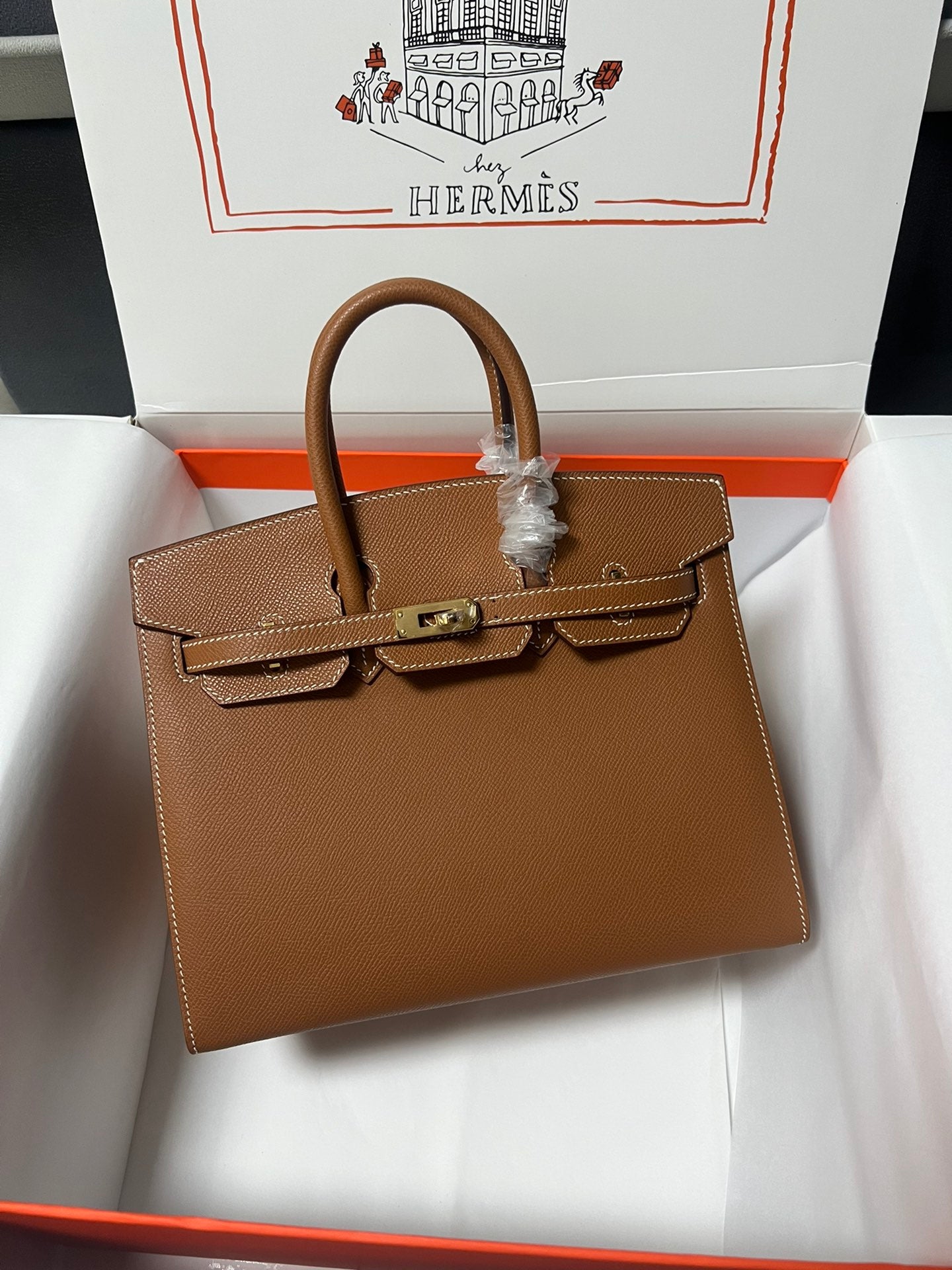 Brown Birkin 25