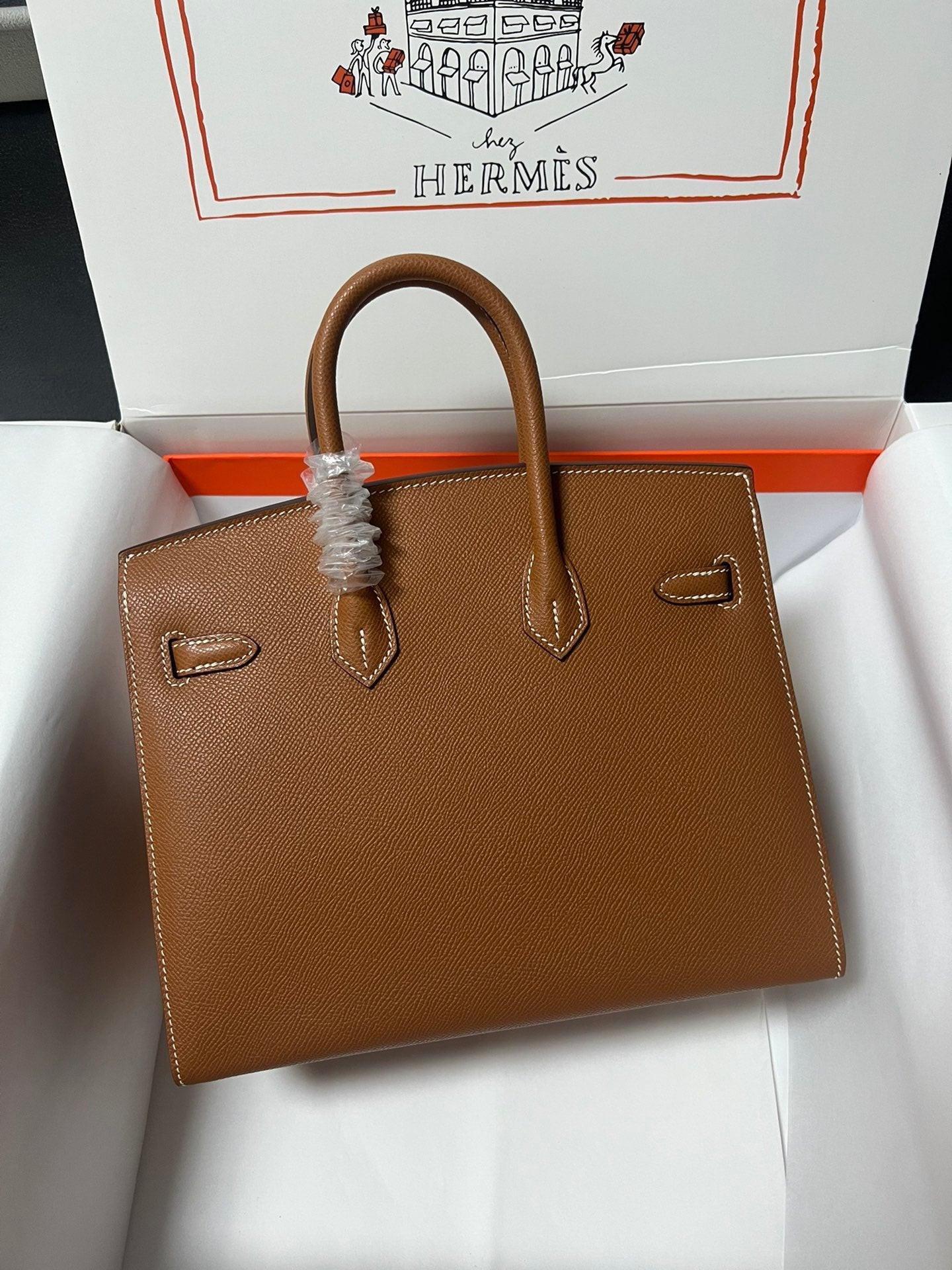 Brown Birkin 25.