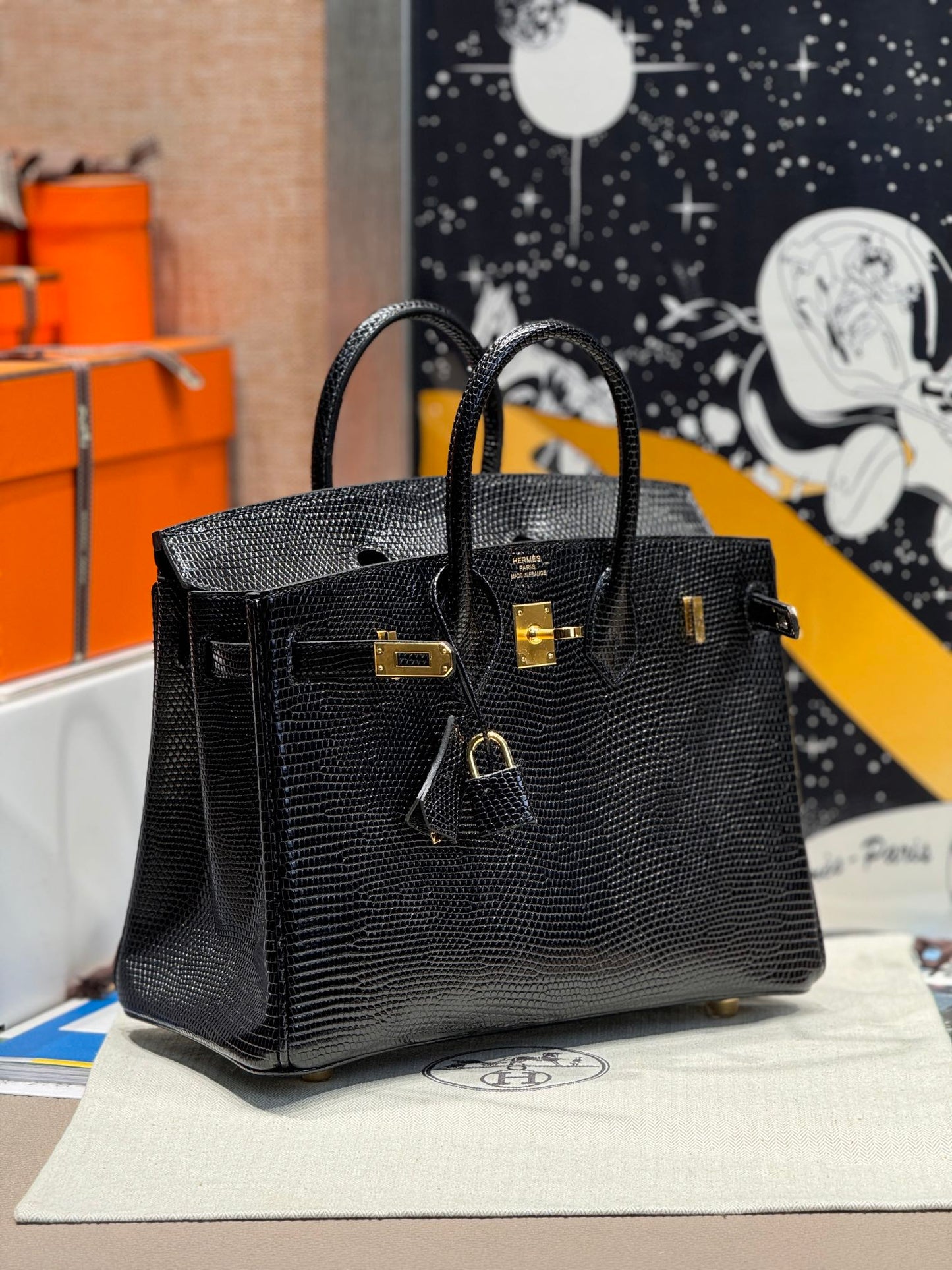 Birkin 25 Lizard.