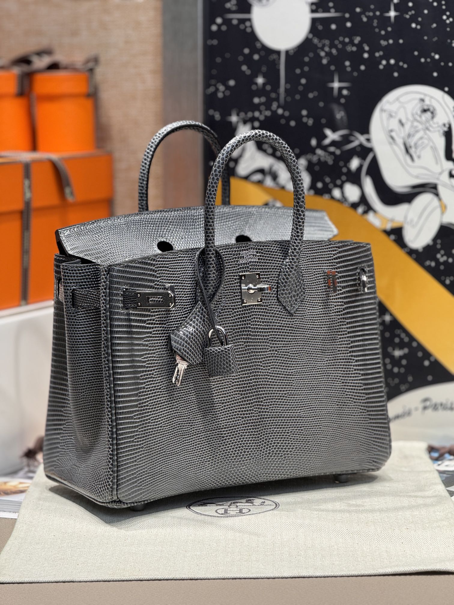Birkin 25 Lizard.