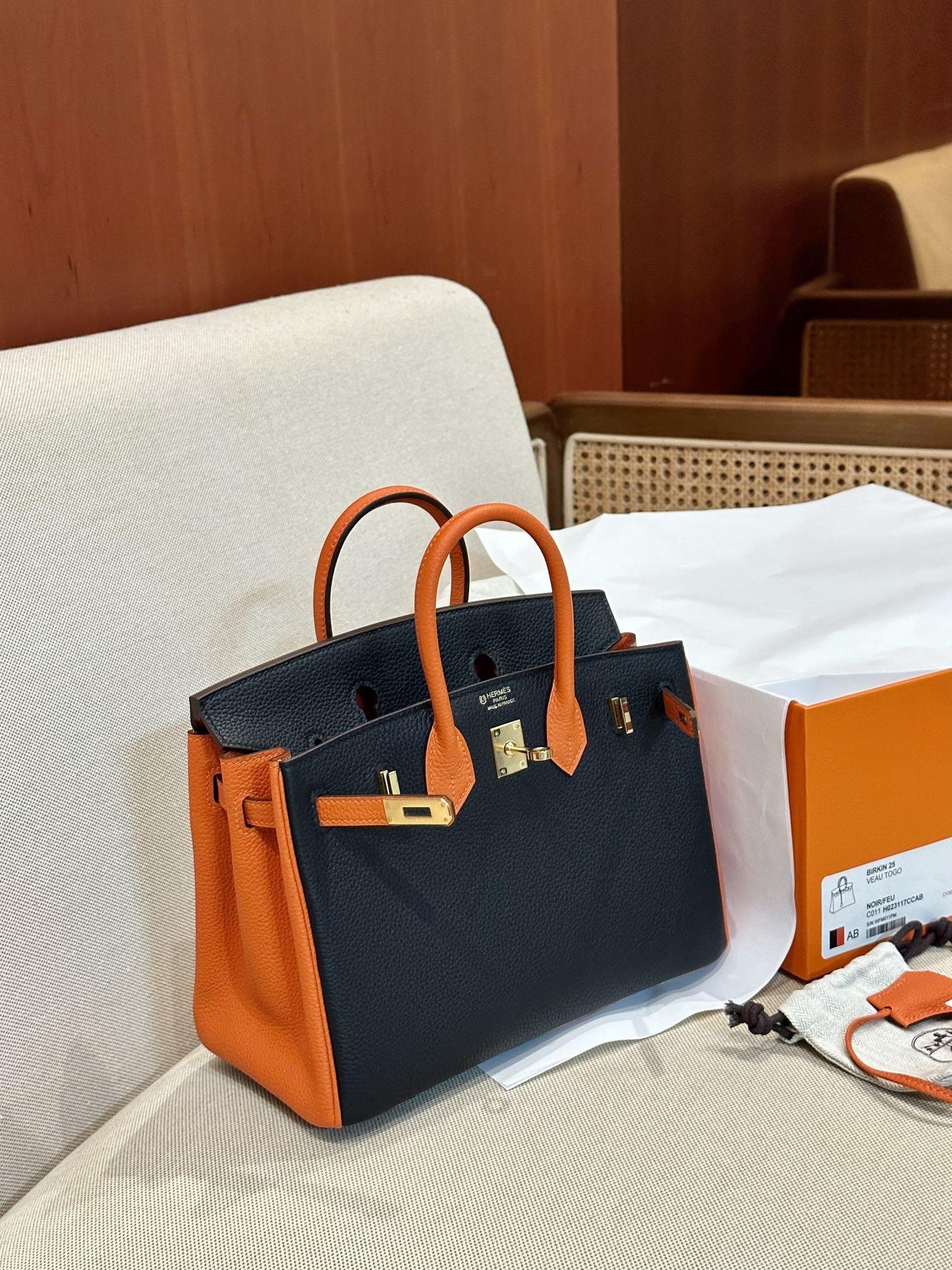 Birkin 25 Togo.