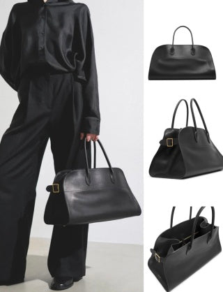 THE ROW Margaux-Style Top Handle Bag – Quiet Luxury Work Handbag