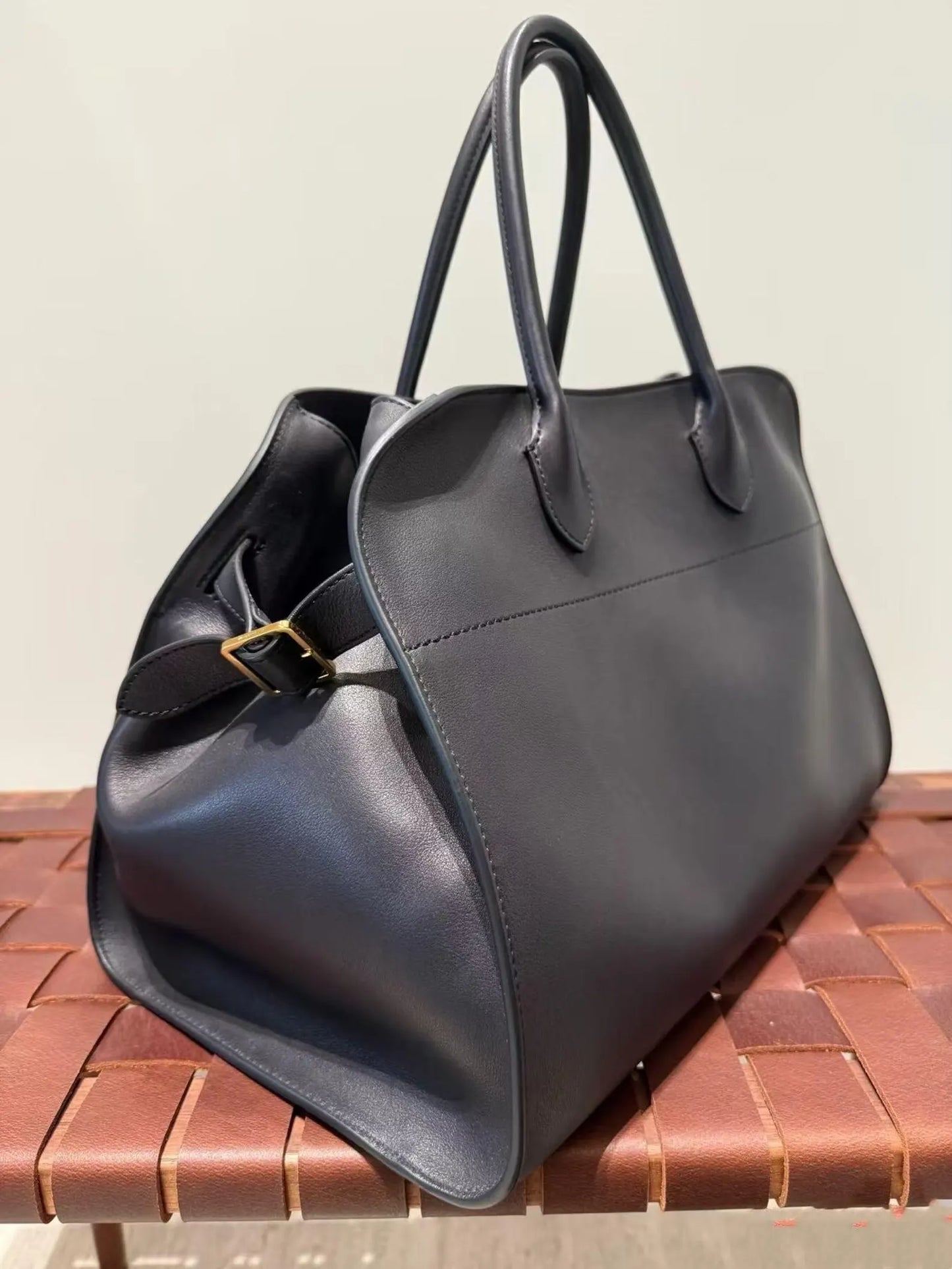 THE ROW Margaux-Style Top Handle Bag – Quiet Luxury Work Handbag