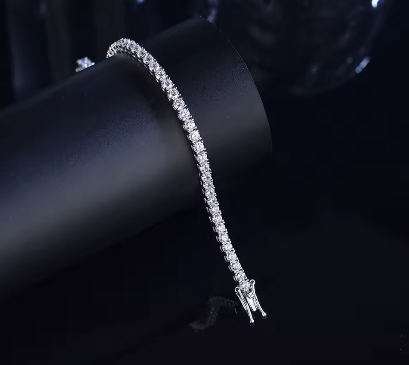 moissanite tennis bracelet