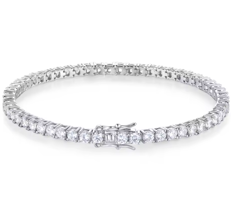 moissanite tennis bracelet